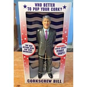 Bill Clinton Corkscrew New Novelty President 2008 Democratic Hillary Wine